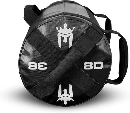 Meister 80lb BEAST Fitness Sandbag Package w/ 3 Removable Kettlebells - Black