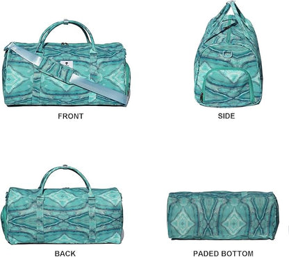 Original Floral Water Resistant Duffel Bag Gym bag Weekender Travel Bag for Gym Beach Travel Daily Bags