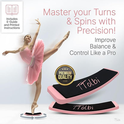 Premium Turn Board for Dancers & Skaters – Improve Turning, Balance & Spins Technique | Ballet, Ice Skating & Dance Training Equipment