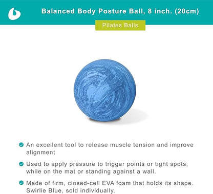 Balanced Body Posture Ball, EVA Foam Pilates Prop for Alignment, Posture Tool for Thighs, Back, Legs