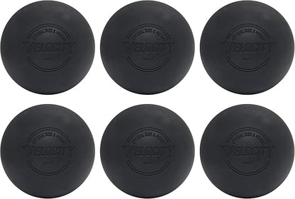 Velocity Lacrosse Balls - 1, 2, 3, 6, 12, 18, 24, 36, 60 and 120 Packs - for Practice, Official NFHS and College Approved Size