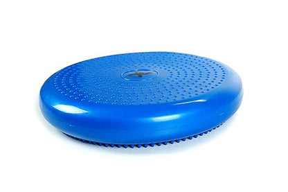 Cando-30-1870B Inflatable Balance Disc for Balance Training, Proprioception, Strengthening Lower Extremities, Posture, Back Pain, Stress Relief, Restlessness & Anxiety Blue, 14” Diameter (Pack of 5)