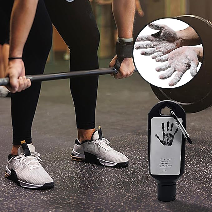 Gym Chalk Liquid - Non Slip Exercise Accessories, 50ml Weight Lifting Grip, Sweat Resistant Quick Dry Principle, Enhanced Hand Friction Control, High Performance Sports Gear, Athlete Training Use