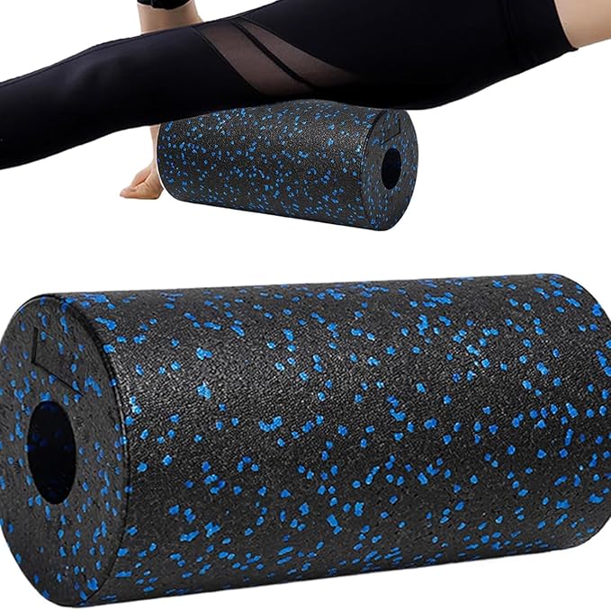 Foam Roller 30cm Deep Tissue Massage Roller for High Pressure Muscle Relief & Fitness Recovery | Ideal for Back,Neck,Shoulder,Arm,Leg,Foot | Yoga,Pilates,Gym,Home Exercise & Rehabilitation,Blue