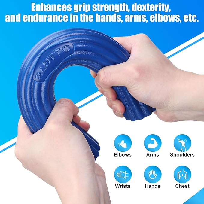 Flexible Resistance Bar for Physical Therapy, Resistance Exercise Twisting Bar for Tennis Elbow, Tendonitis Pain Relief & Grip Strength Trainer, Non-Slip 3 Resistance Levels