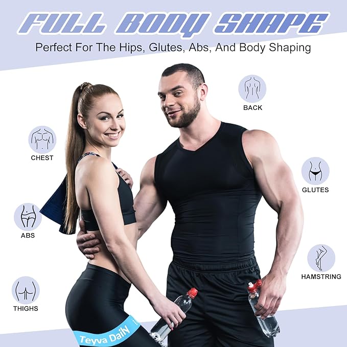 50 Pcs Resistance Loop Exercise Bands for Booty Workout Stretch Exercise Bands 5 Level Each Set with Storage Bag Non Slip for Legs Squat Resistance Loop Women Men Fitness