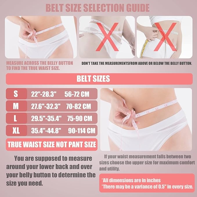 Jaffick Weight Lifting Belt For Ladies Leather Gym Belts Lower Waist Back Support For Women Men Fitness Squat Deadlift Heavy Duty Cross Training Gym Powerlifting Workout