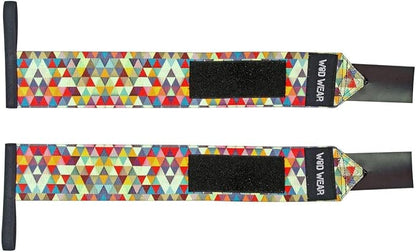 Elastic Wrist Wraps for Powerlifting, Strength Training, Bodybuilding, Cross Training, Olympic Weightlifting, Yoga Support - One Size Fits All