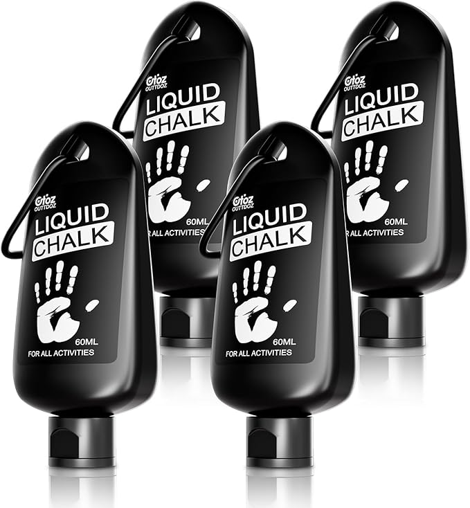 Pro Grade Liquid Chalk Mess-Free Gym Chalk for Weightlifting, Gymnastics, Rock Climbing, Dancing, Dries in Seconds| 1, 2, 4, 8, 30-Pack Options
