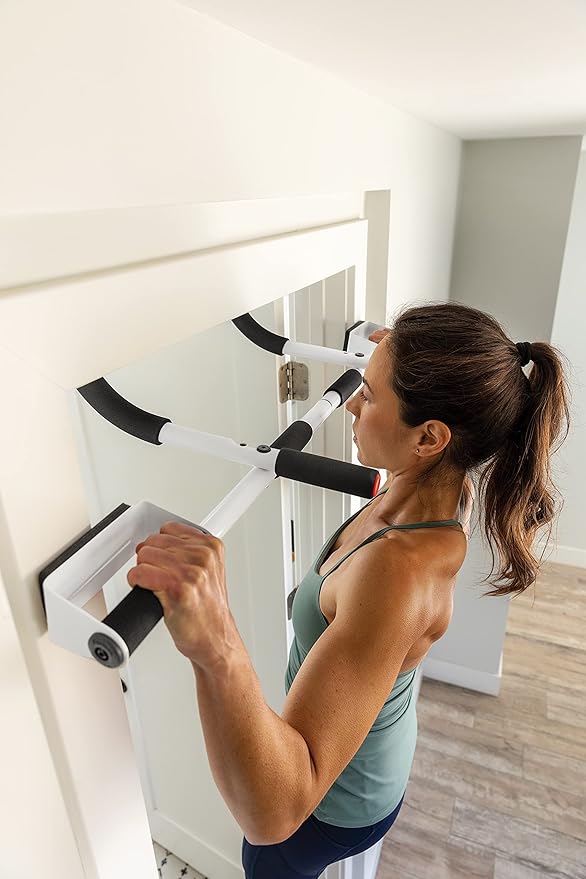 Perfect Fitness Men's Perfect Multifunctional Multi Pro, Strength Training, Pull Up Bar, Fitness Equipment for Home Gym, White, One Size