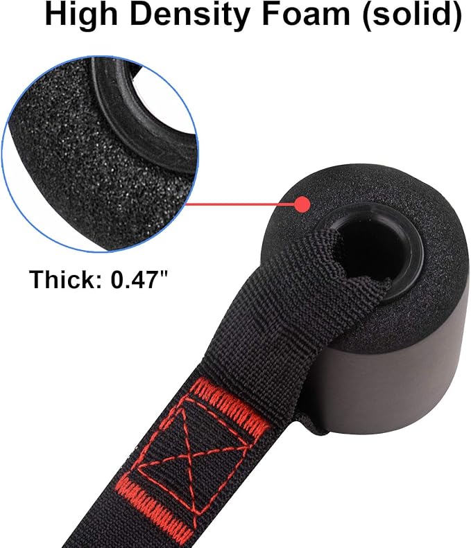 Heavy Duty Door Anchor for Exercise Bands - Secure Door Jamb Anchor System - No Damage, Larger Size