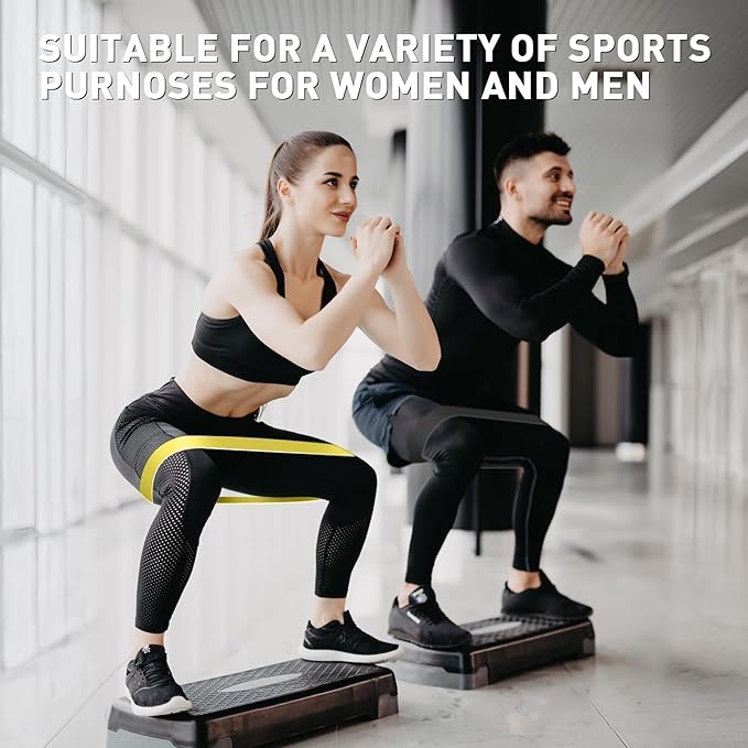 1 | 5 Pack Resistance Bands for Working Out, Workout Equipment, Exercise Bands for Home Gym & Stretching, Pilates Equipment, Fitness Equipment