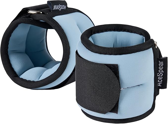 AceSpear Ankle Weights Sets for Men Women Kids 1lb 2lb 3lb 4lb 5lb Leg Weights Arm Wrist Weights Gym for Foot Exercise Training Workout Walking Jogging Yoga