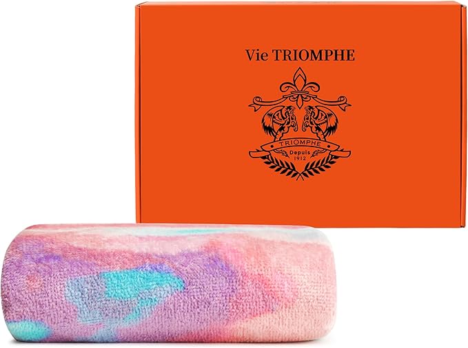 Vie Triomphe 1 Pack 13x31 Inch Fashion Sports Gym Towels Quick Dry Highly Absorbent Sweat Hand Towel for Men Women for Fitness Running Yoga Workout Travel Fitness Exercise