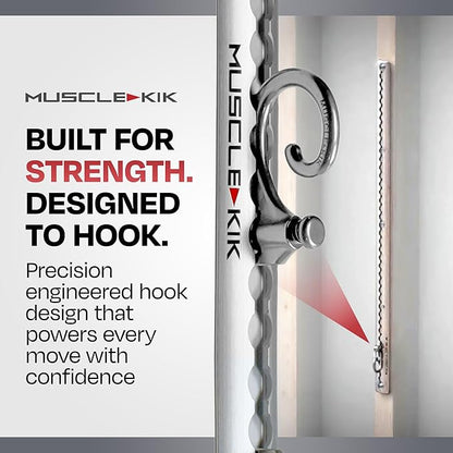 Aluminum Wall-Mounted Anchor Fitness System - Adjustable, Multi-Functional, Space Saving Home Gym Solution for Strength Training, Workout Goals | 100+ Exercises, Easy Installation, 300lbs Capacity