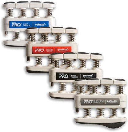 Prohands PRO Hand Exerciser, Finger Exerciser (Hand Grip Strengthener), Spring-Loaded, Finger-Piston System, Isolate and Exercise Each Finger
