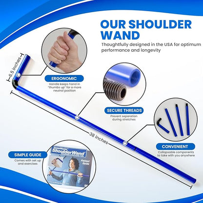 RangeMaster All in one Shoulder Strengthening and Home Therapy Basic Kit │ Physical Therapy Tool │ Aids in Recovery and Increasing Mobility │ Comprehensive Exercise Guide
