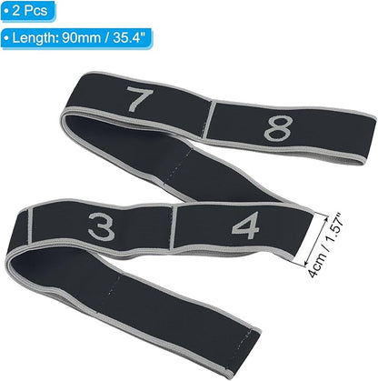 PATIKIL Exercise Bands, Yoga Stretching Strap Latin Elastic Bands for Physical Dance Stretch Pilates Resistance Bands