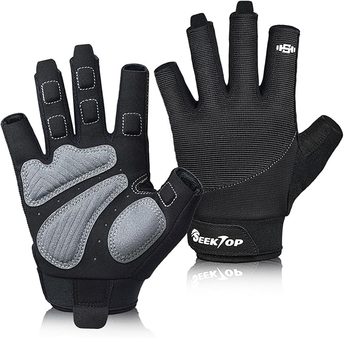 Seektop Workout Gloves for Men and Women, Weight Lifting Gloves with Full Protection, Excellent Grip, Gym, Breathable Exercise Gloves for Weightlifting, Fitness, Training
