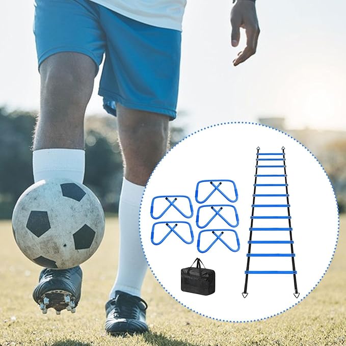 Football Agility Ladder Workout Ladder for Kids Flexible Fitness Training Footwork Equipment Speed Ladder for Tennis Rugby