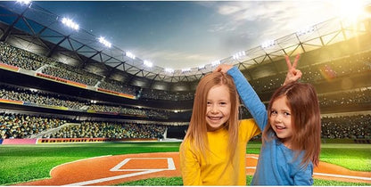 Baseball Field Stadium Photography Background Baseball Backdrop Outdoor Sport Theme Boys Kids Birthday Party Banner Decorations Adults Portrait Video Studio Sport Games Props 20x10ft