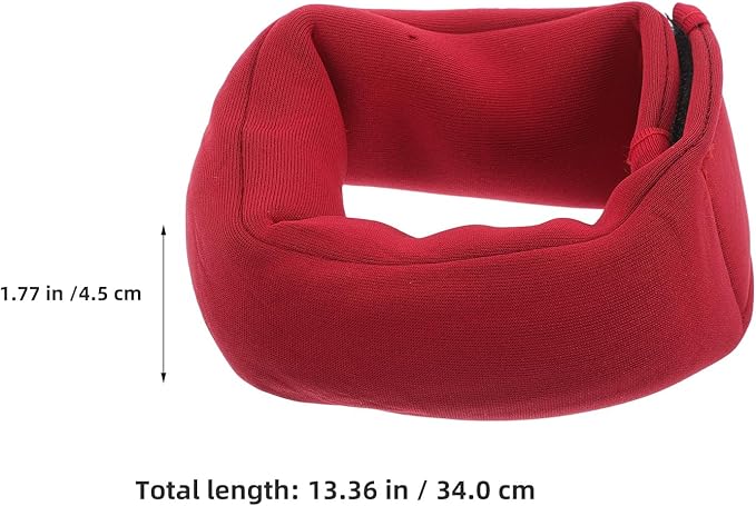 Happyyami Adjustable Ankle Weights 2pcs Crimson Leg Weights Sandbag for Running Strength Training Wearable Fitness Equipment