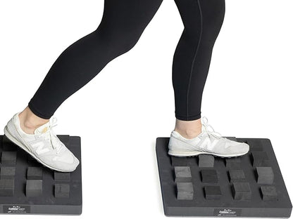 OPTP CobbleFoam Uneven-Surface Balance Trainer - Versatile Balance Board Training System Developed by a Physical Therapist for Injury, Surgery, Rehabilitation, and Sports Training