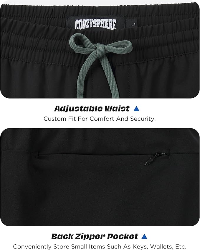 Men 2 in 1 Running Shorts with Compression Liner 5" 7" Quick Dry Workout Athletic Shorts with Pockets Towel Loop