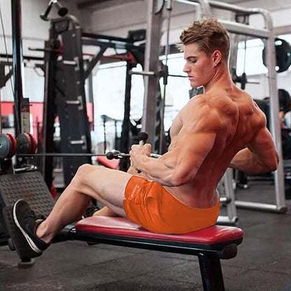 Surenow Mens Running Gym Shorts 3 Inch Breathable Lightweight Athletic Sport Shorts Training Workout Shorts with Pockets