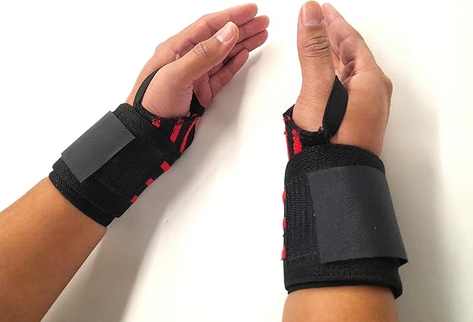Inzer Iron Z Wrist Wraps (Pair) - Powerlifting Weightlifting Strength Training (20" - Medium)