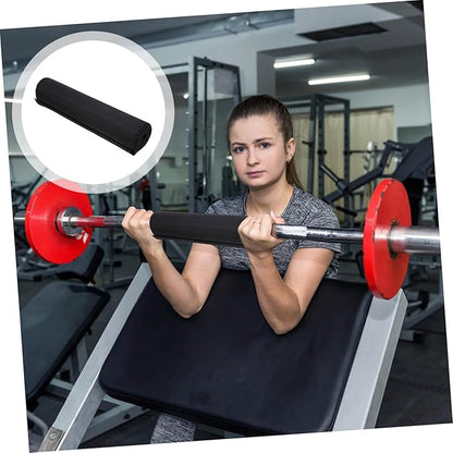 Happyyami Sponge Barbell Pad Weightlifting Neck Protector Non Slip Shoulder Cushion for Squats Hip Thrusts Lightweight Comfortable Gym Training Support