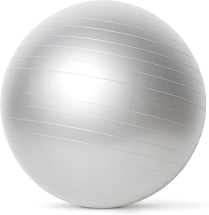 Cap Barbell Fitness Stability Exercise Ball, 65cm | Multiple Colors