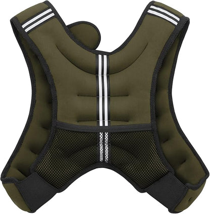 VIVITORY Weighted Vest Workout Equipment, 11lbs/18lbs Body Weight Vest for Men, Women, Strength Training, Running, Fitness, Muscle Building, Weight Loss, Weight lifting