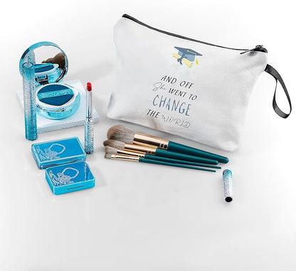 Graduation Gift for College 2026, Inspirational Graduate Present for Her, Masters Degree, Phd, Nursing & Nurse, Funny Makeup Bag for Women, Friend, Daughter, Sister