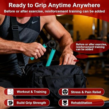 Grip Strength Trainer Set,50-300LB Hand Grip Strengthener,Hand Forearm strengthener 6 Pack, Workout equipment,Strength Training Exercisefor Hand Arm Forearm Wrist Finger