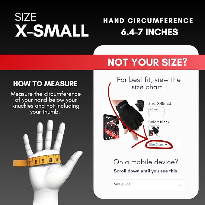 Workout Gloves for Men & Women - Weight Lifting & Gym Gloves with Enhanced Grip, Wrist Support & Palm Protection - Fitness, Training, Crossfit, Cycling & Exercise