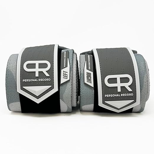 Elbow Wraps for Weightlifting - Heavy Duty Construction, 25% More Elasticity, Reinforced Stitching, Extra Wide Fastener, Easy to Adjust, (Snow Camo)