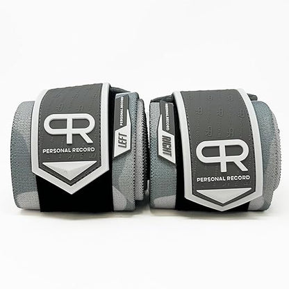 Elbow Wraps for Weightlifting - Heavy Duty Construction, 25% More Elasticity, Reinforced Stitching, Extra Wide Fastener, Easy to Adjust, (Snow Camo)