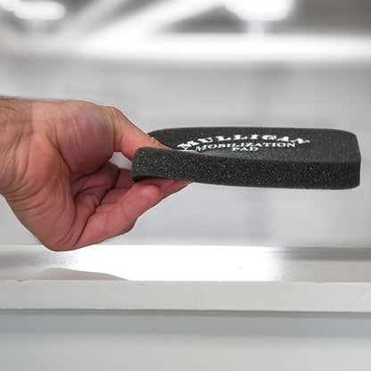 OPTP Mulligan Mobilisation Pads - Set of Four Positioning and Balance Foam Pads for Physical Therapy and Mobilization Techniques - Designed by Physical Therapist Brian Mulligan - 6" x 4" - Black