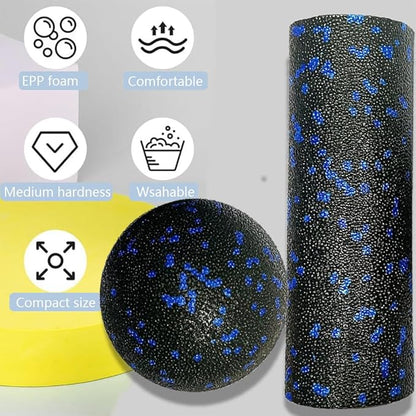 Extra Mini Foam Roller - High Density Massage Roller, Extra Small Yoga Roller for Physical Therapy, Myofascial Release, Deep Tissue & Muscle Recovery of Arms and Legs