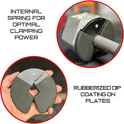 Micro Gainz Dumbbell Fractional 1.25lb Weight Plate, Ideal for Micro Loading, (Choose Color) 4 Piece Fractional Weight Plates, Designed for Dumbbell Training, Made In USA