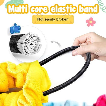 18ft Elastic Fleece Cooperative Stretchy Band Integrations Dynamic Movement Exercise Latex Creative Prop for Group Activities Special Needs Large Motor Coordination