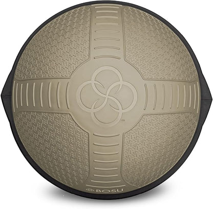 Bosu Half Ball Home Balance Exercise Trainer for Strength and Flexibility Workouts with Built to Last Burst Resistant Material and Hand Pump