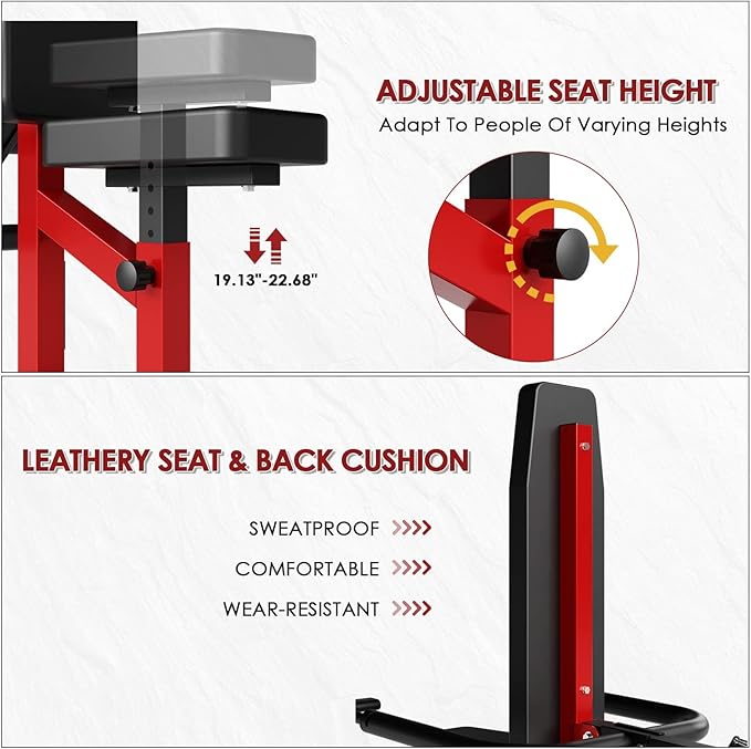 Mikolo Seated Dip Machine Plate Loaded - Tricep Dip Press & Cable Bar Combo for Home Gym, Strength Training, Chest, Biceps, and Triceps Workout, 400LBS Weight Capacity, Compact Design