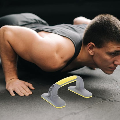 2 Pcs Pushup Bars Pushup Handles Strength Training with Non-slip Base Plastic for Home Gym Workout Fitness and Full Body Exercise