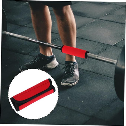 2pcs Portable Barbell Pad with Anti-slip Design for Deadlifts Lightweight Protective Cover for Hip Thrusts Compatible with Dumbbells and Bars Easy to Clean and Store