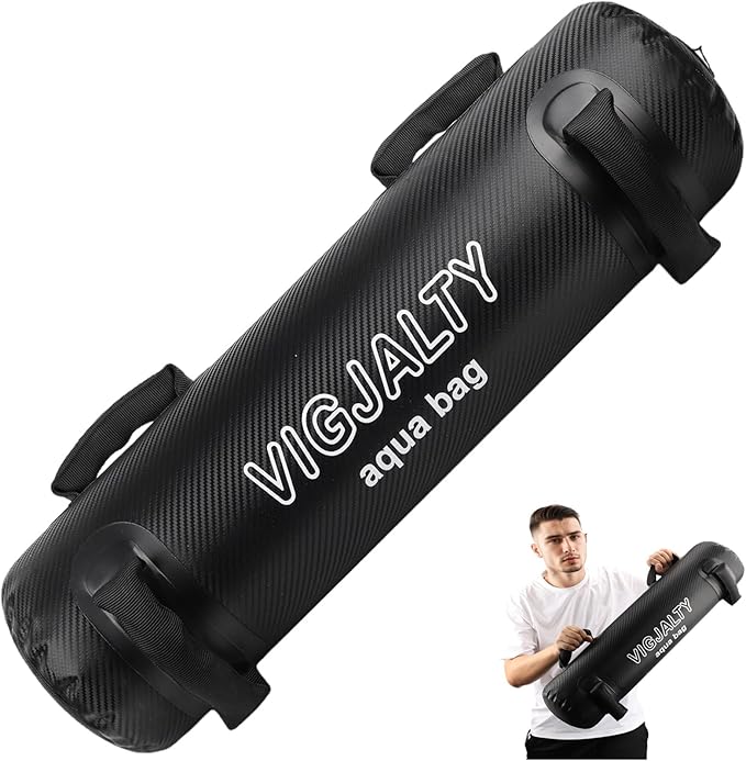 Heavy Aqua Bags-Water weight Bag 38-66Ibs - Ultimate Core Water Weights Aqua Ball-Adjustable Workout Sandbag Alternative for Full Body Exercise, Portable Stability Fitness & Balance Trainer Equipment