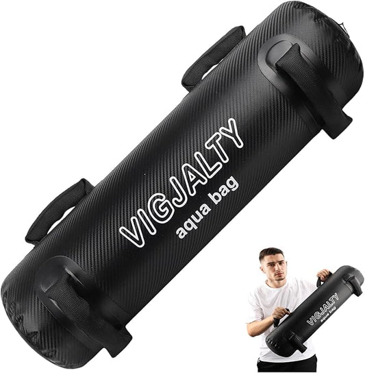 Heavy Aqua Bags-Water weight Bag 38-66Ibs - Ultimate Core Water Weights Aqua Ball-Adjustable Workout Sandbag Alternative for Full Body Exercise, Portable Stability Fitness & Balance Trainer Equipment