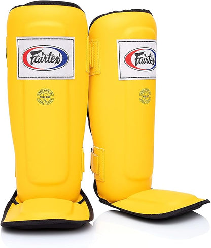 Fairtex SP3 Muay Thai Shin Guards for Men, Women, Kids | MMA Training, Kickboxing | Premium, Lightweight & Durable |Avoid shin splints During Training, Sparring
