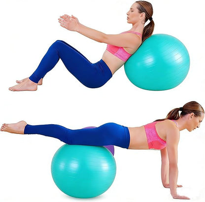 Peanut Ball - Exercise Ball Anti Burst Yoga Ball for Labor Birthing, Physical Therapy for Kids, Core Strength, Flexible Seating, Home & Gym Fintness, Sensory Chair Wiggle Seat for Boys and Girls